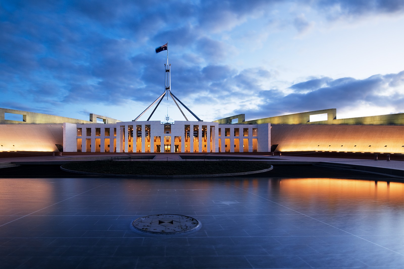 Parliament House exterior, Canberra